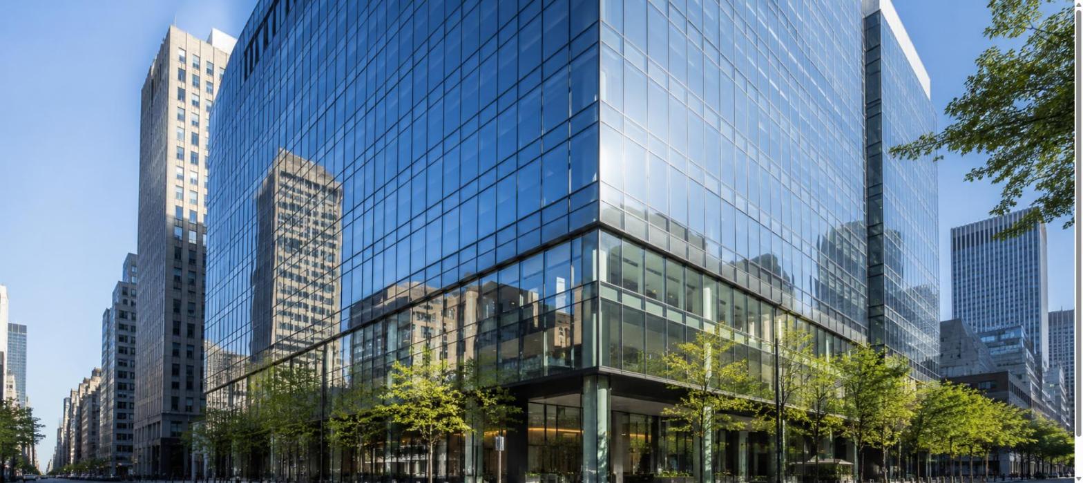 commercial window tinting NYC high-rise glass facade